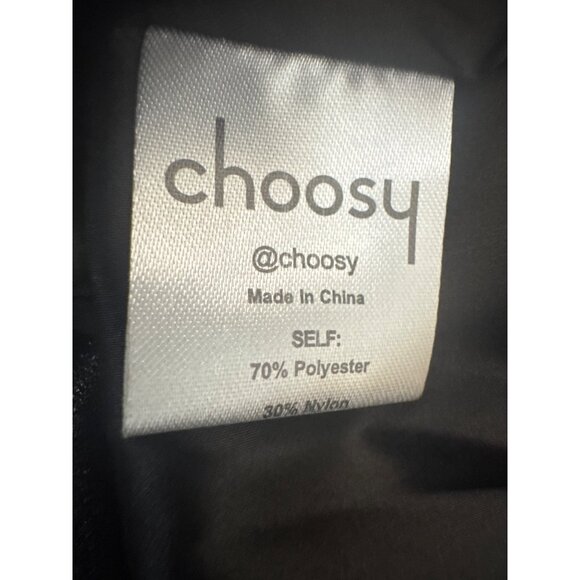 NWT Choosy Extra Small Off-Shoulder Ruffle Crop Top Polyester Spandex Blend - Picture 11 of 12